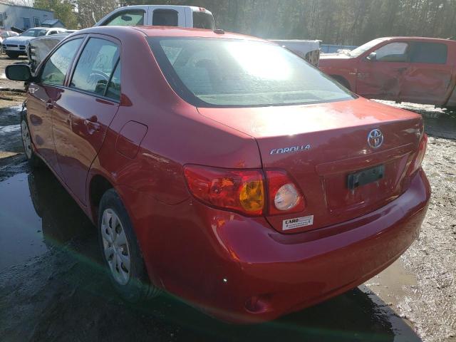 Photo 3 from auction – 2009 TOYOTA COROLLA BA with VIN 1NXBU40E09Z044727