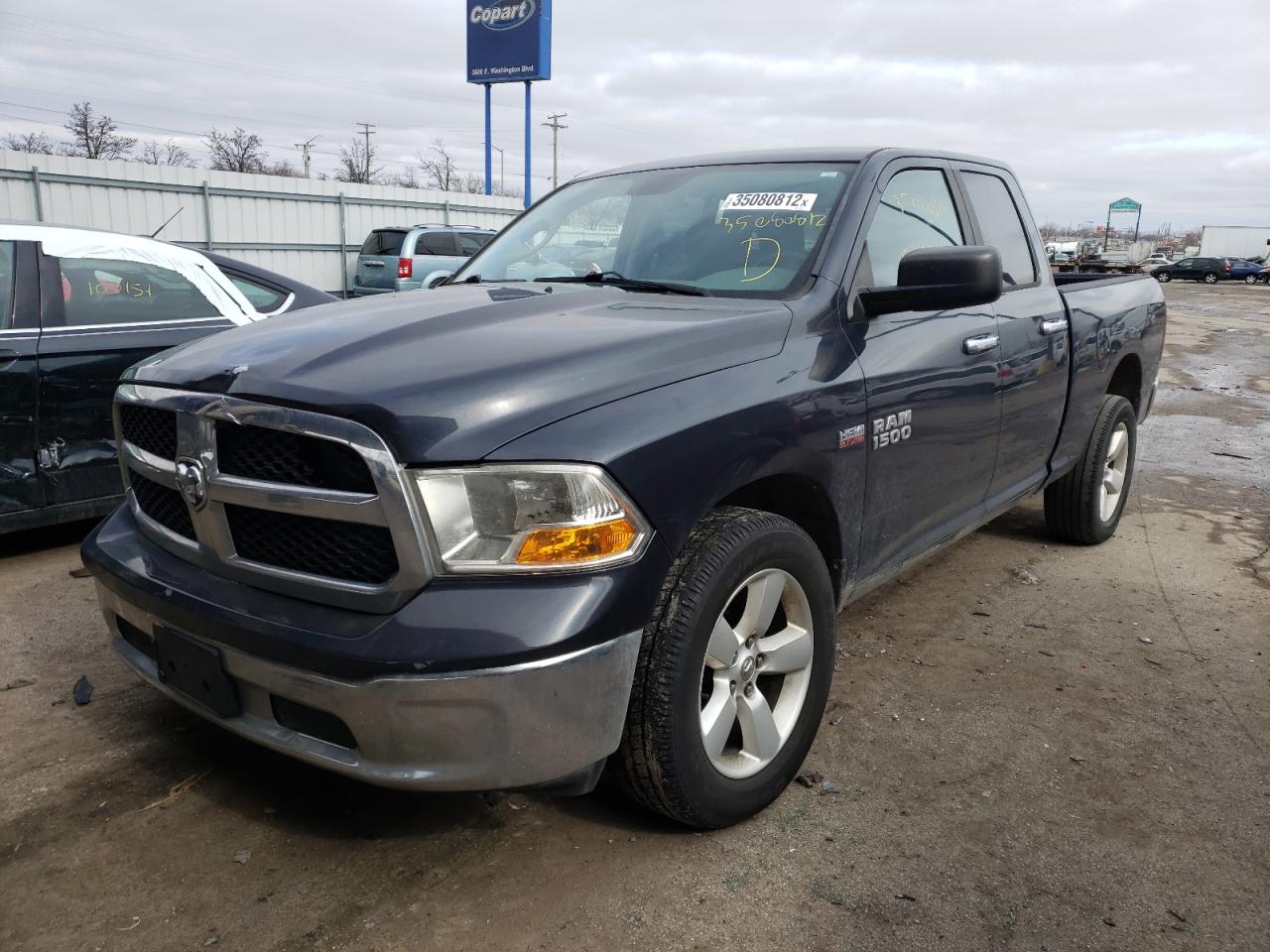 Photo 2 from auction – 2013 RAM 1500 SLT with VIN 1C6RR7GT6DS675200