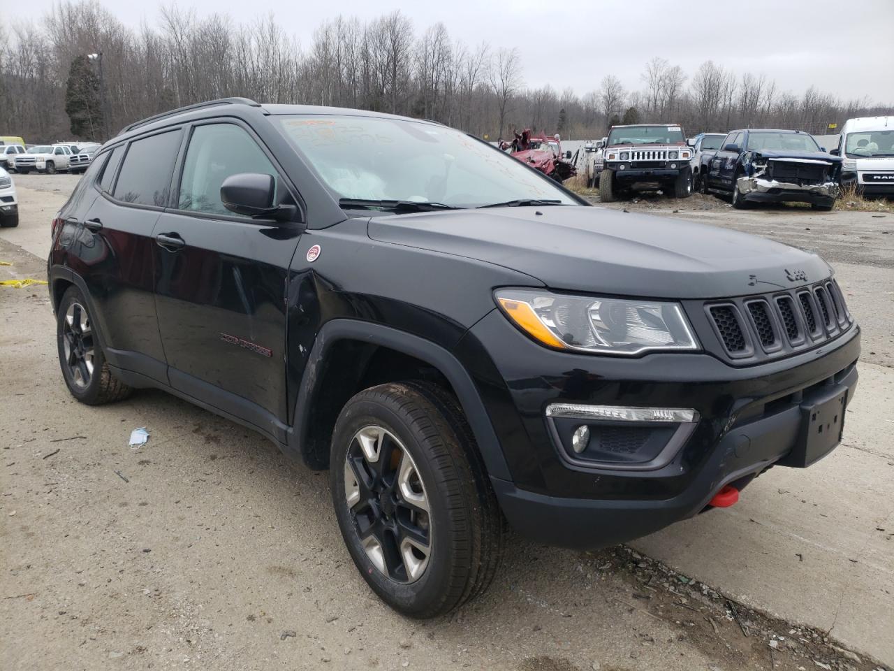 JEEP COMPASS TR 2017 with VIN 3C4NJDDB1HT656857 - Photo from auction
