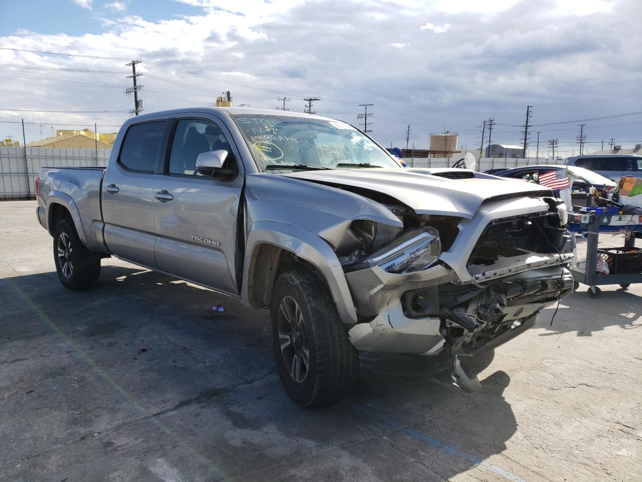 TOYOTA TACOMA DOU 2017 with VIN 3TMBZ5DN8HM008891 - Photo from auction