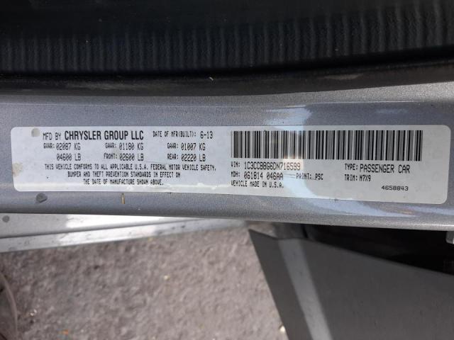 Photo 10 from auction – 2013 CHRYSLER 200 TOURIN with VIN 1C3CCBBG6DN716599