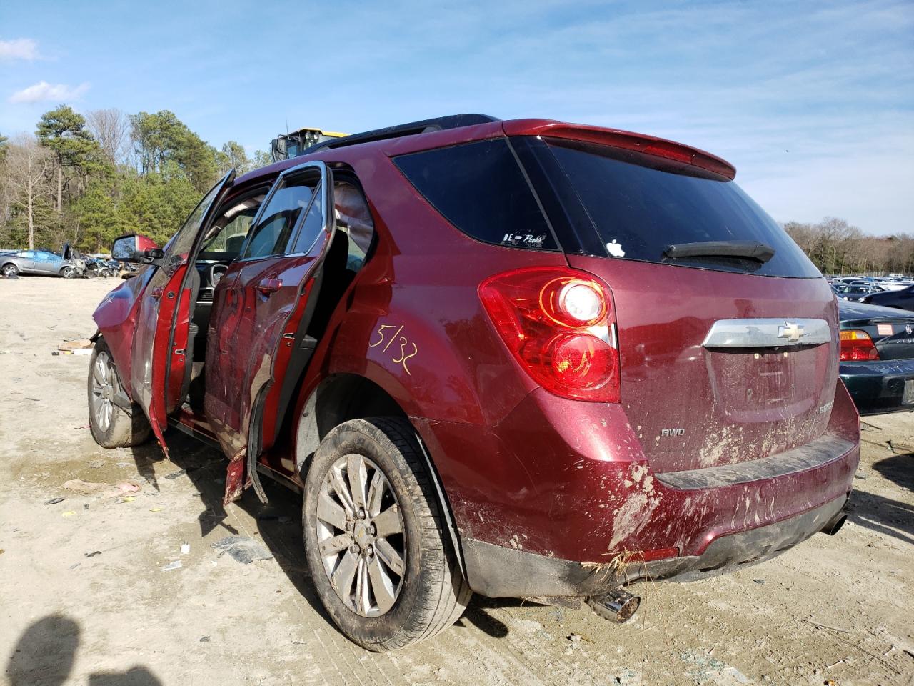 Photo 3 from auction – 2010 CHEVROLET EQUINOX LT with VIN 2CNFLEEY1A6200337