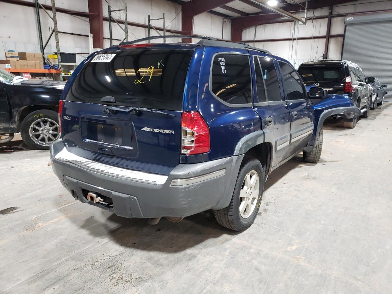 Photo 4 from auction – 2004 ISUZU ASCENDER S with VIN 4NUDS13S042100080