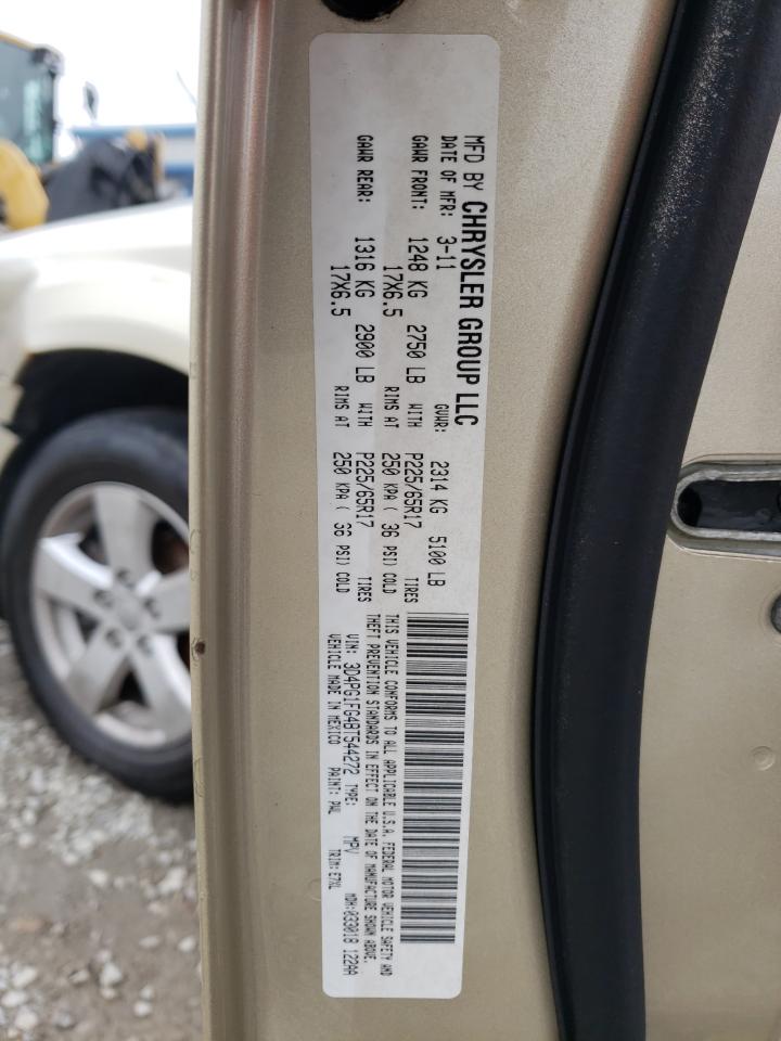 Photo 10 from auction – 2011 DODGE JOURNEY MA with VIN 3D4PG1FG4BT544272