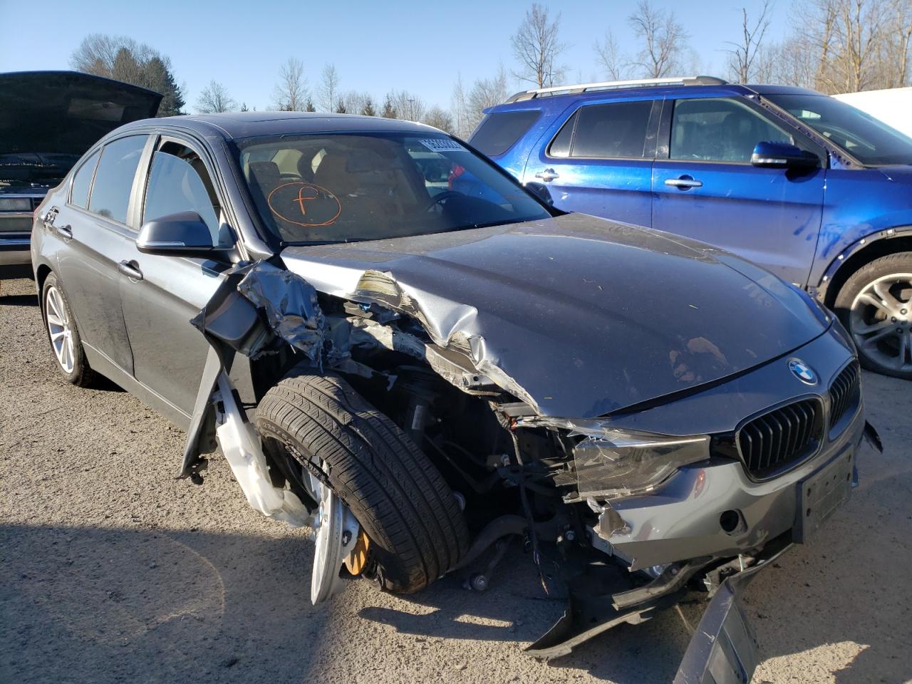 BMW 320 XI 2017 with VIN WBA8E5G37HNU43288 - Photo from auction