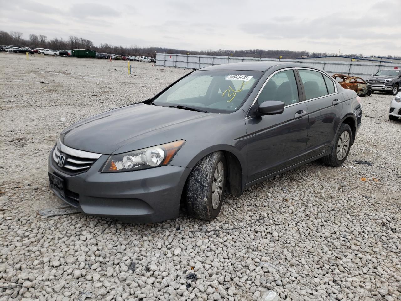 Photo 2 from auction – 2012 HONDA ACCORD LX with VIN 1HGCP2F31CA150074