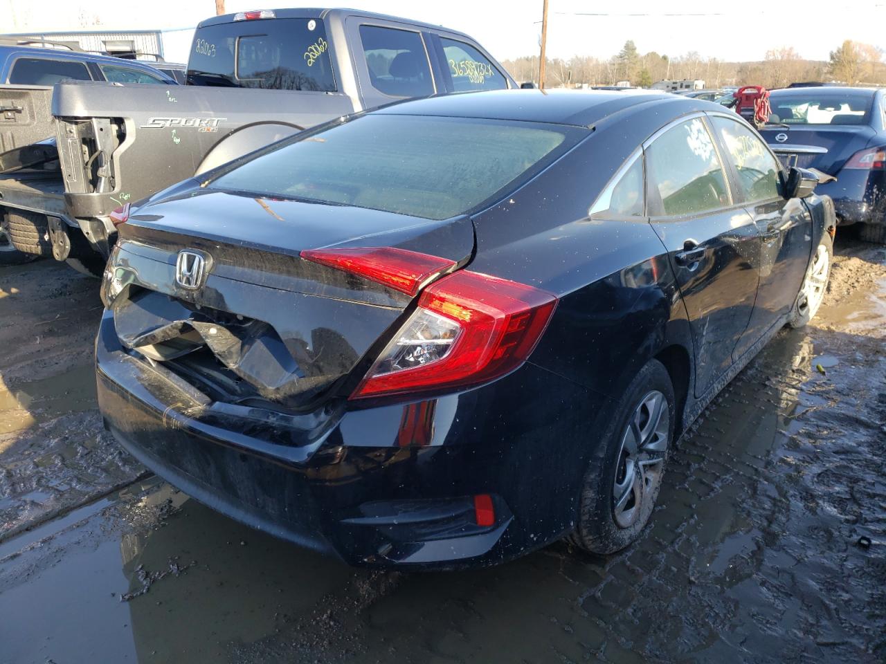 Photo 4 from auction – 2016 HONDA CIVIC LX with VIN 19XFC2F55GE231915