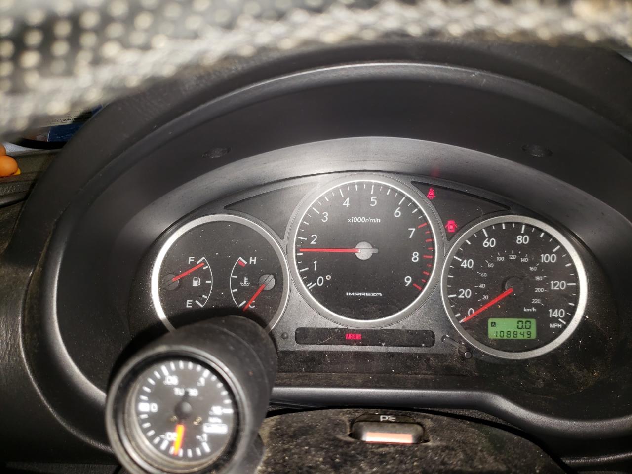 Photo 8 from auction – 2005 SUBARU IMPREZA WR with VIN JF1GD29695G518649