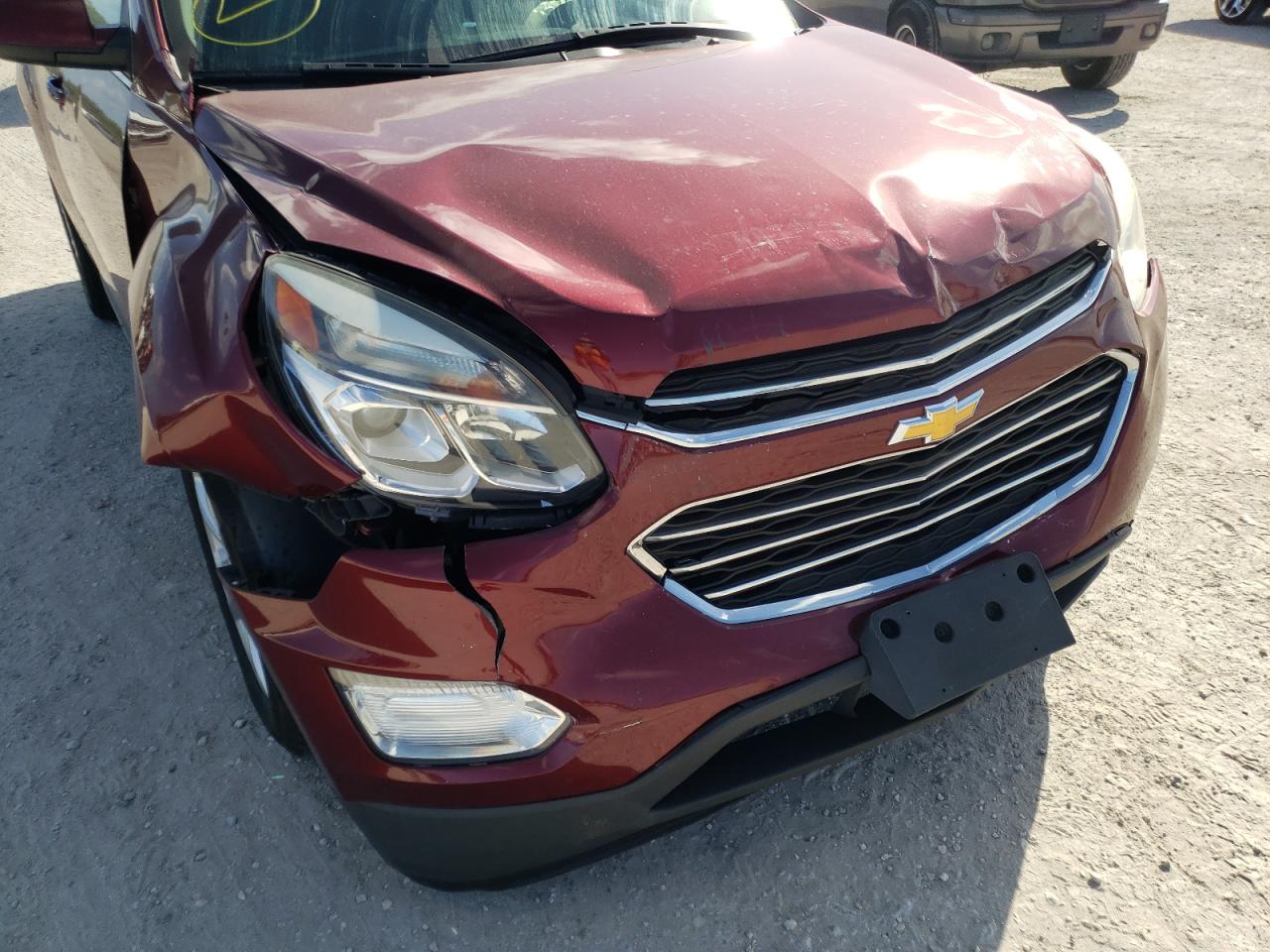 Photo 9 from auction – 2016 CHEVROLET EQUINOX LT with VIN 2GNALCEK2G6256205