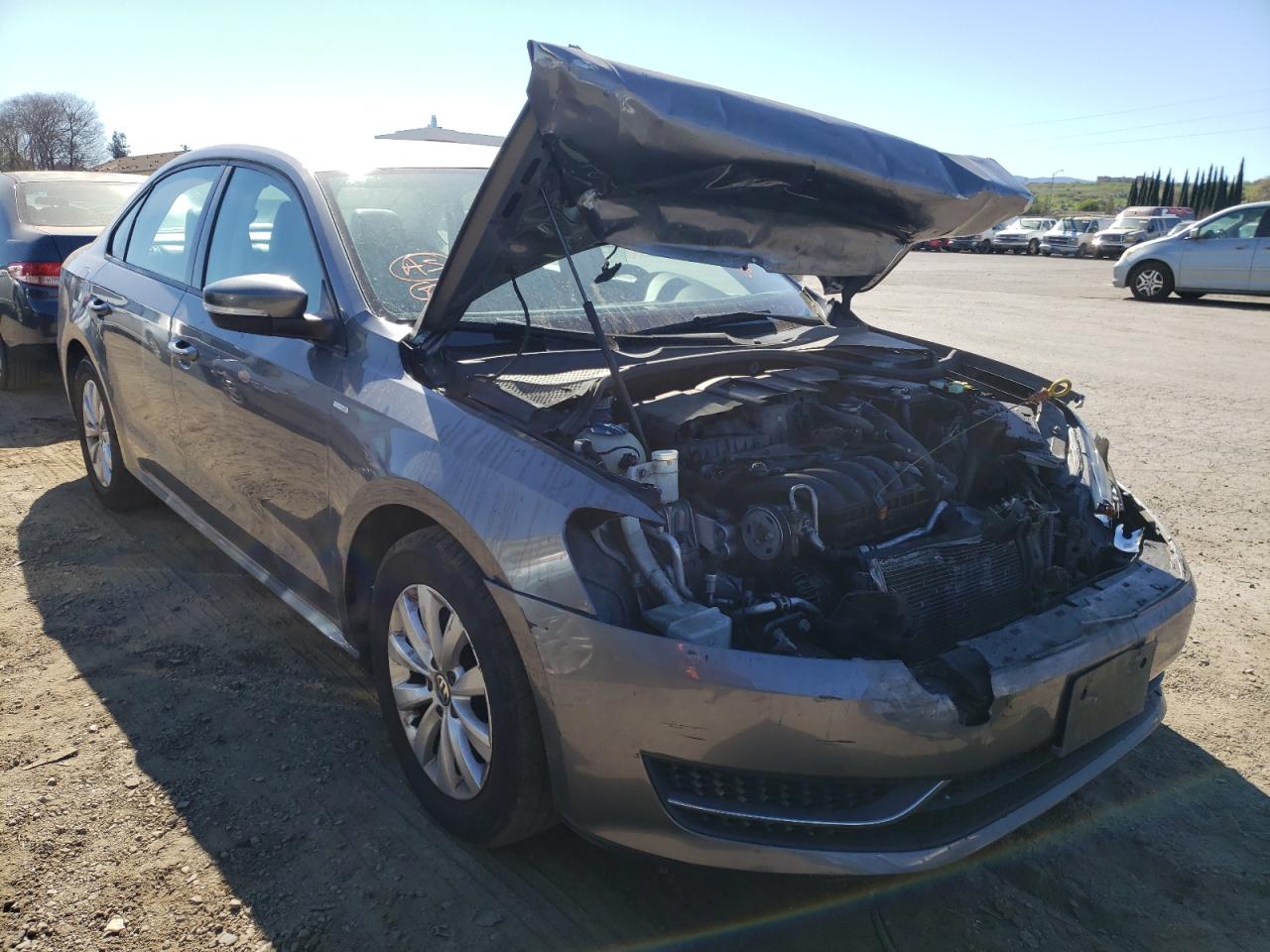 VOLKSWAGEN PASSAT S 2013 with VIN 1VWAP7A39DC136789 - Photo from auction