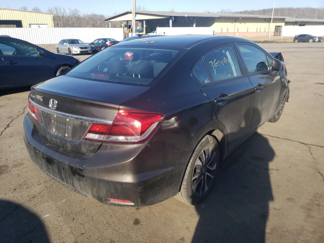 Photo 4 from auction – 2013 HONDA CIVIC EX with VIN 19XFB2F8XDE232311