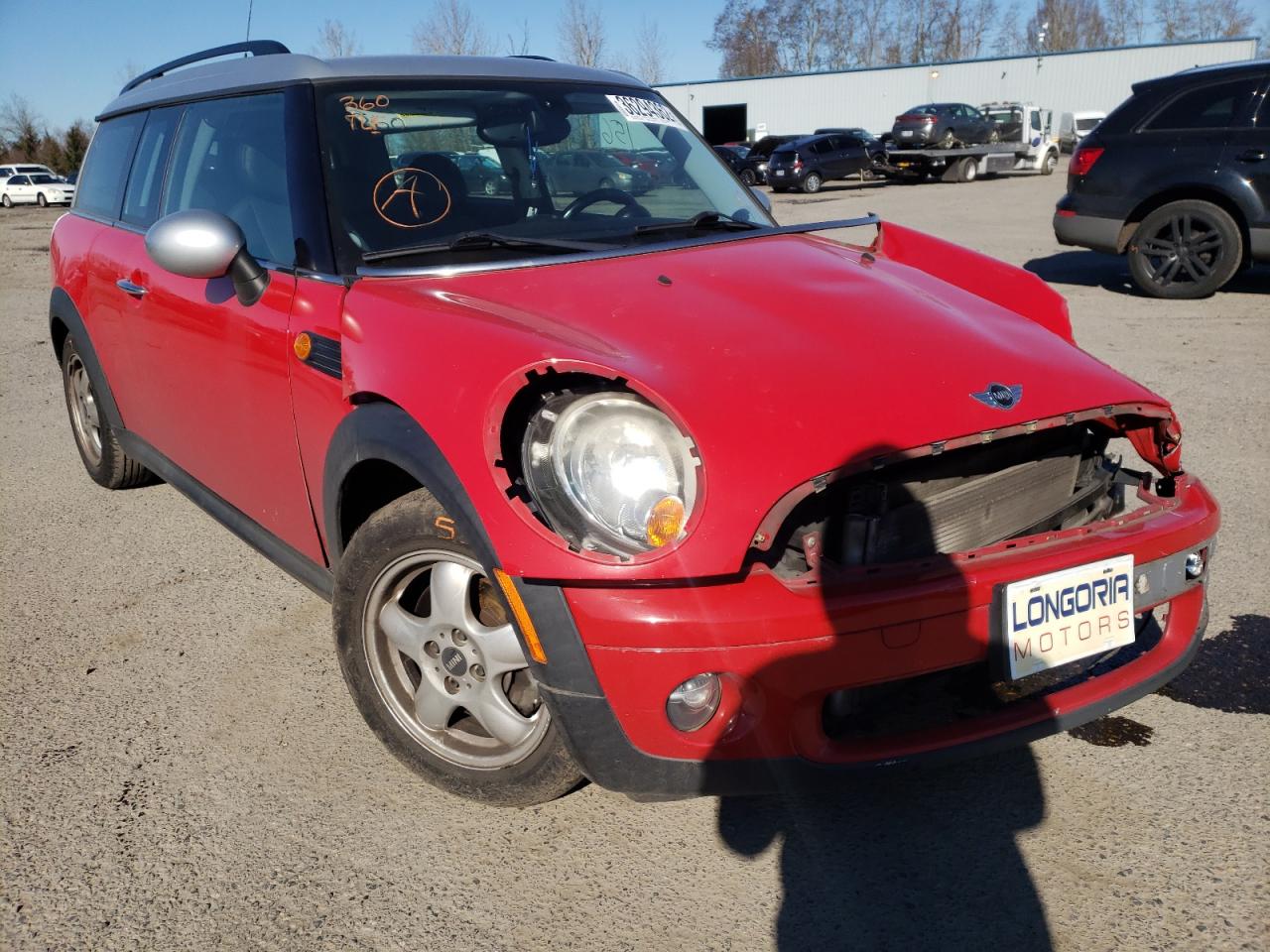 MINI COOPER CLU 2010 with VIN WMWML3C52ATX51261 - Photo from auction
