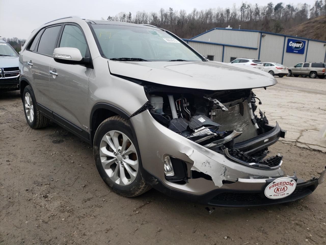 KIA SORENTO EX 2015 with VIN 5XYKUDA71FG616275 - Photo from auction