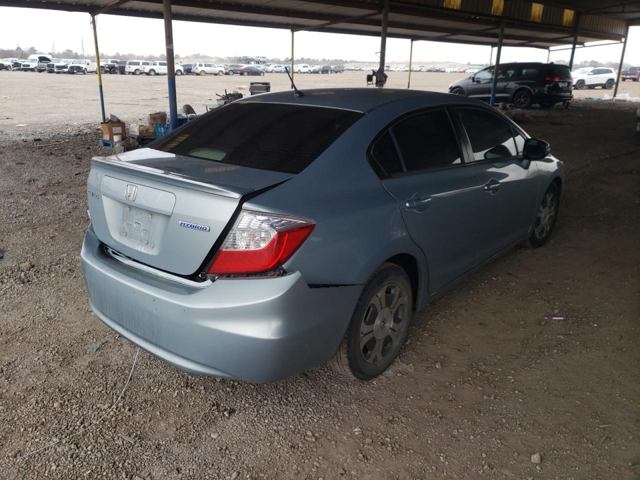 Photo 4 from auction – 2012 HONDA CIVIC HYBR with VIN JHMFB4F28CS008388