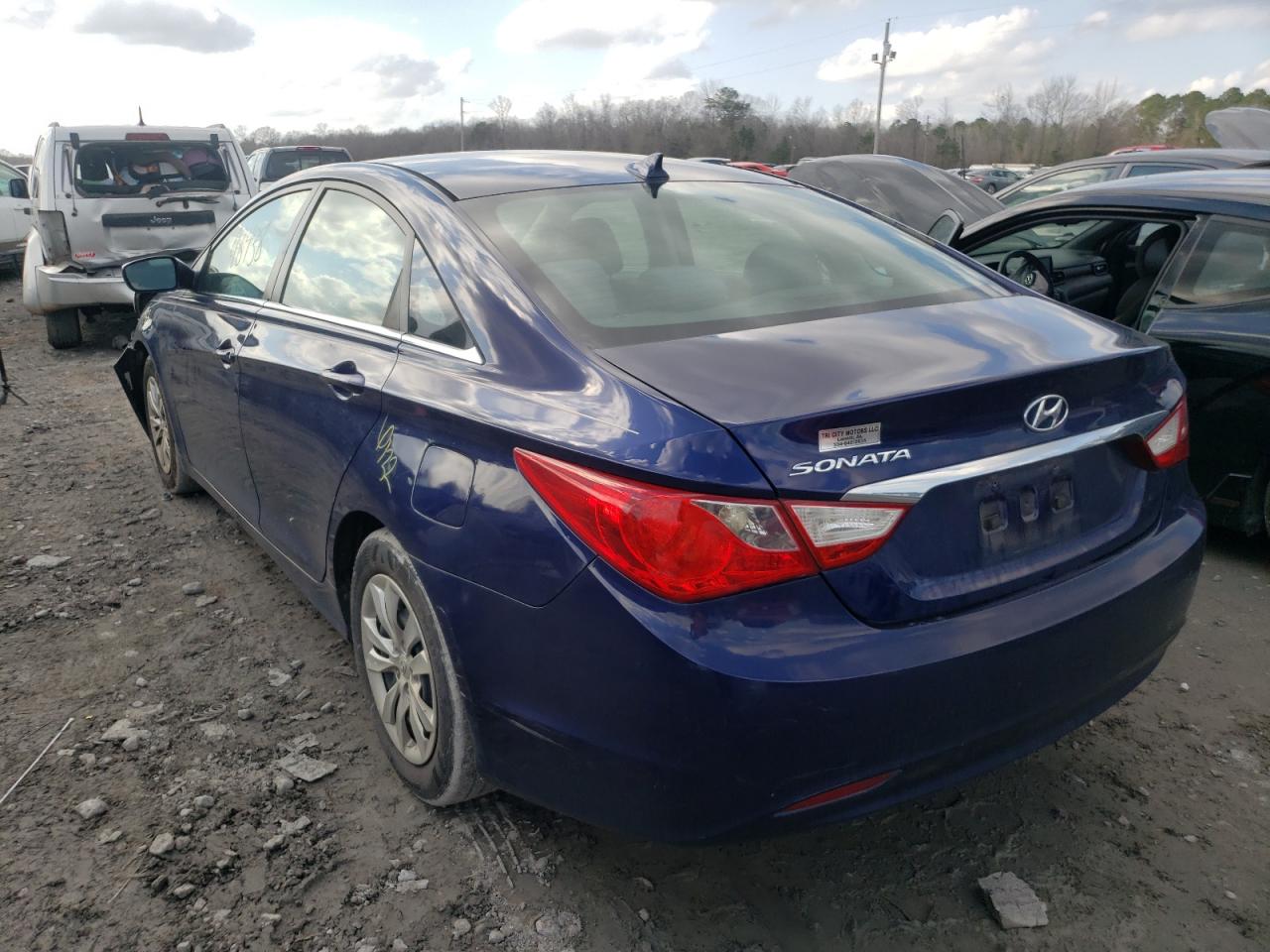 Photo 3 from auction – 2012 HYUNDAI SONATA GLS with VIN 5NPEB4AC8CH318617