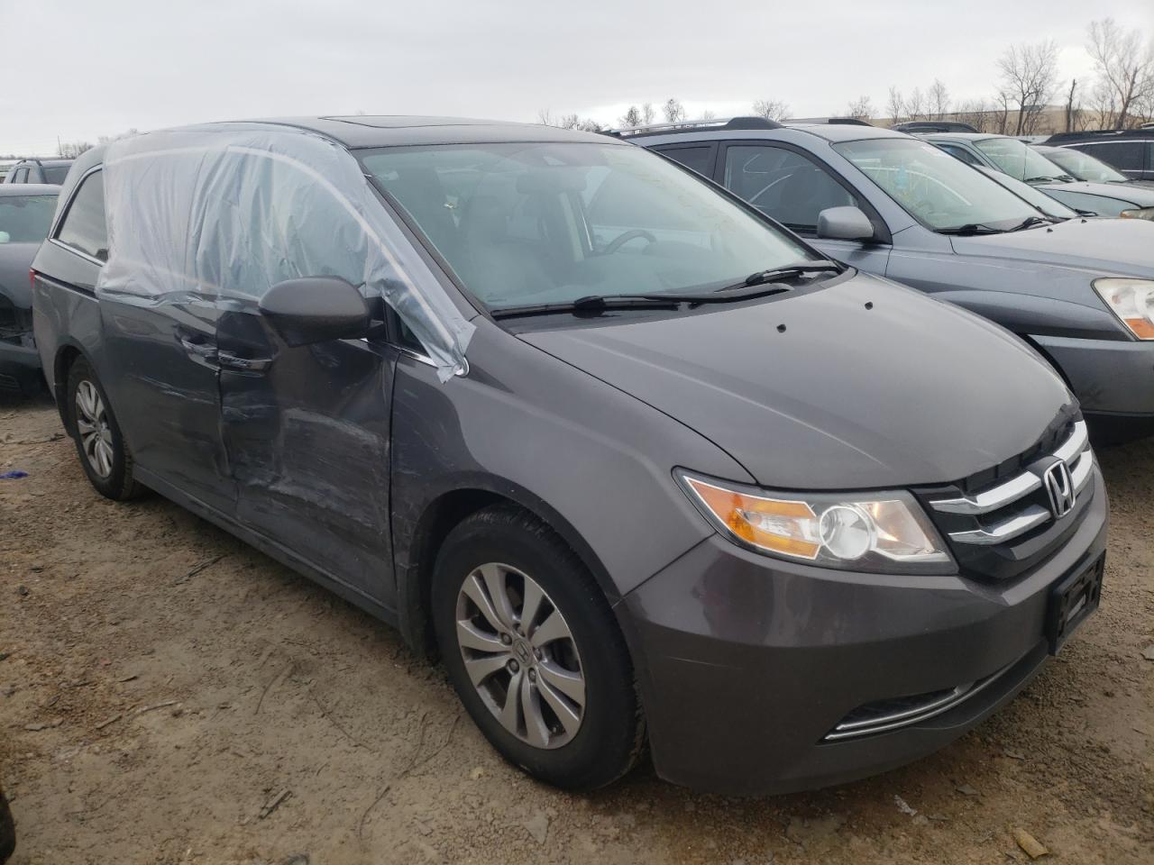 HONDA ODYSSEY EX 2014 with VIN 5FNRL5H62EB071925 - Photo from auction