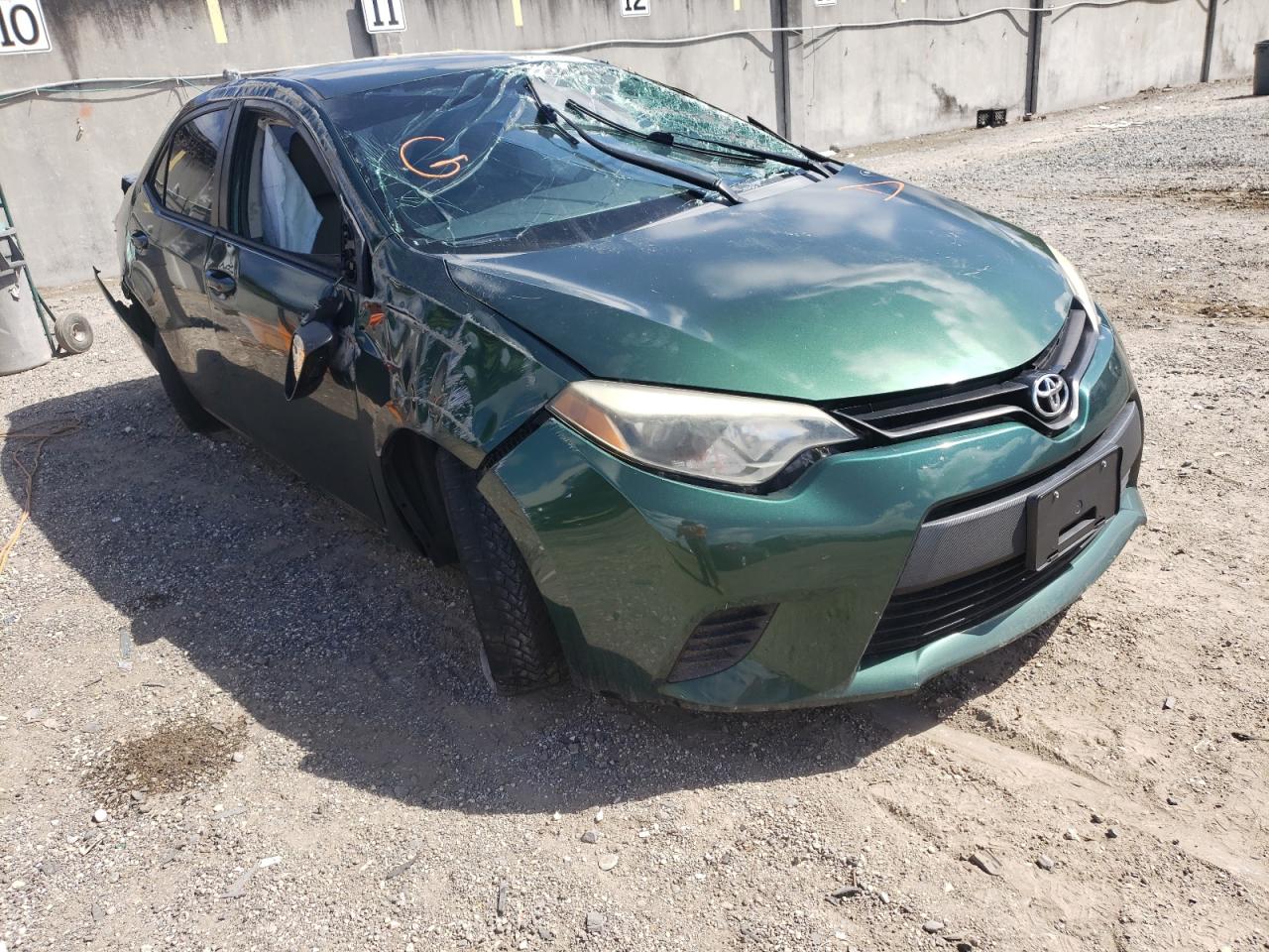 TOYOTA COROLLA L 2014 with VIN 5YFBURHE9EP064861 - Photo from auction