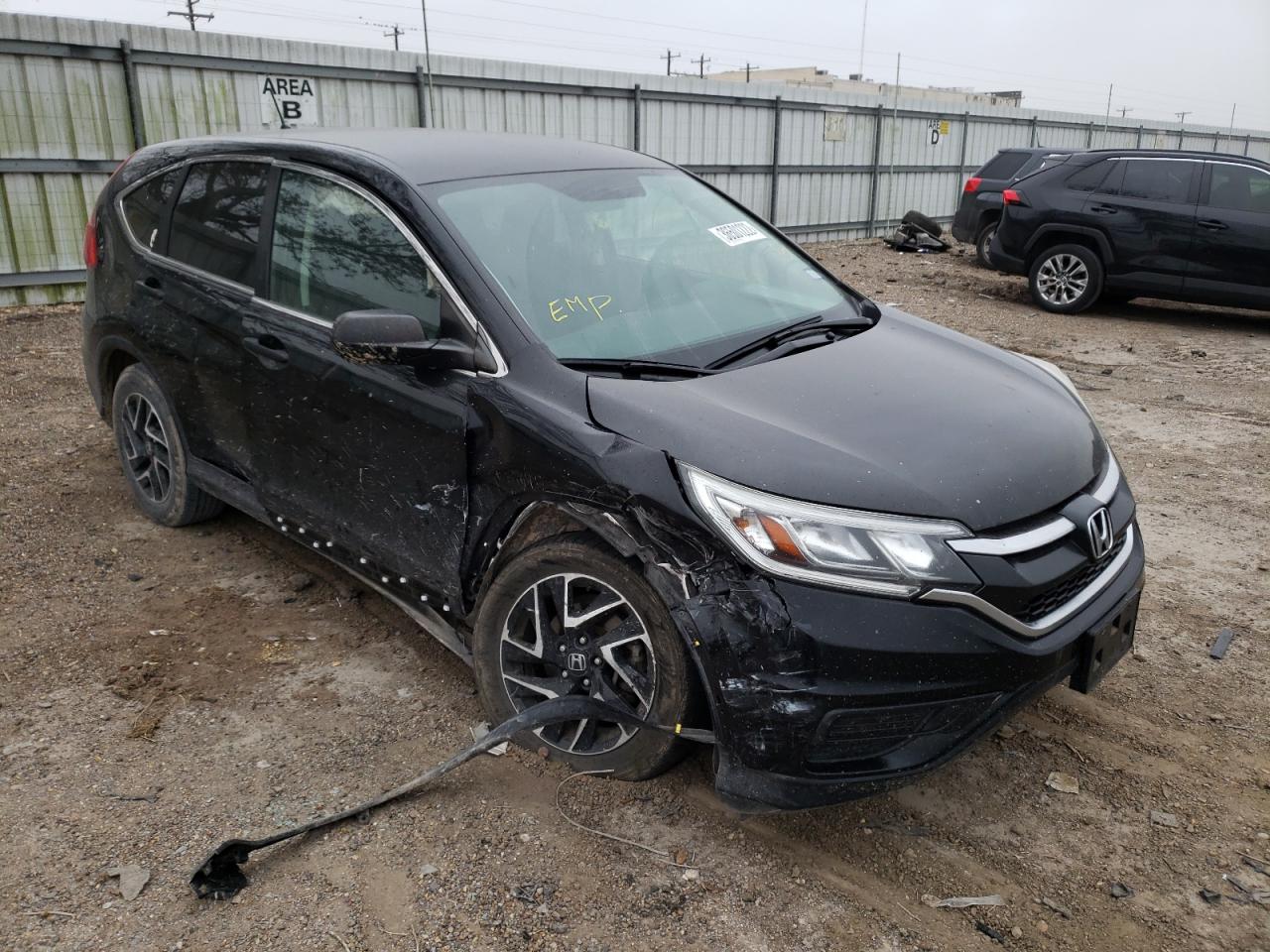 Photo 1 from auction – 2016 HONDA CR-V SE with VIN 5J6RM4H45GL081266
