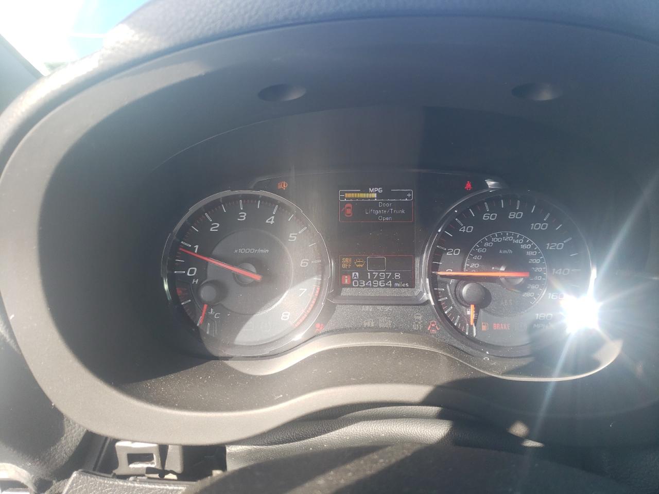 Photo 8 from auction – 2018 SUBARU WRX LIMITE with VIN JF1VA1F67J9823340
