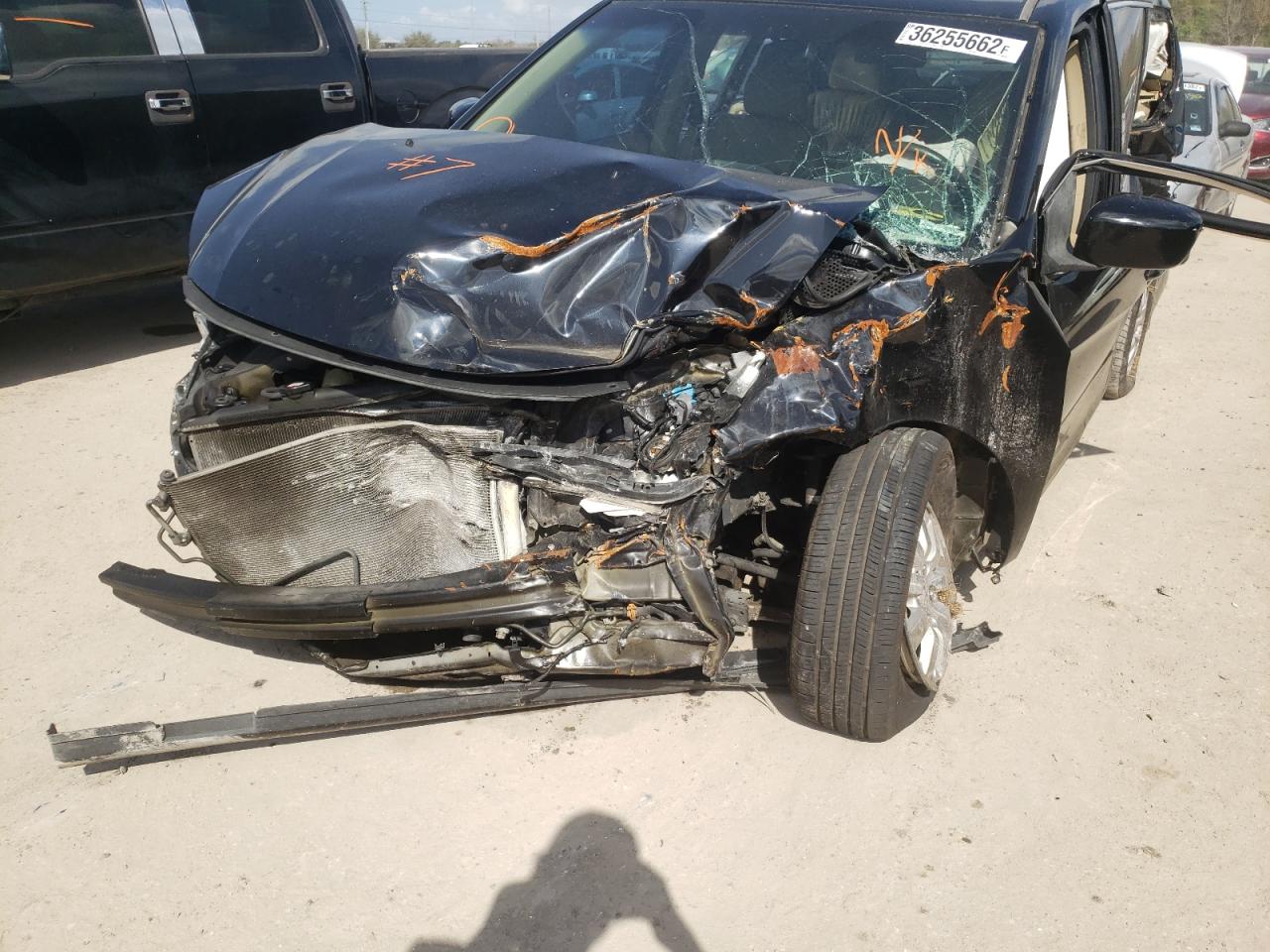 Photo 9 from auction – 2008 HONDA ODYSSEY EX with VIN 5FNRL38608B050354