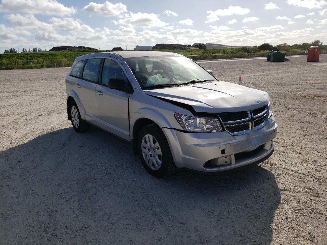DODGE JOURNEY SE 2014 with VIN 3C4PDCAB9ET257351 - Photo from auction