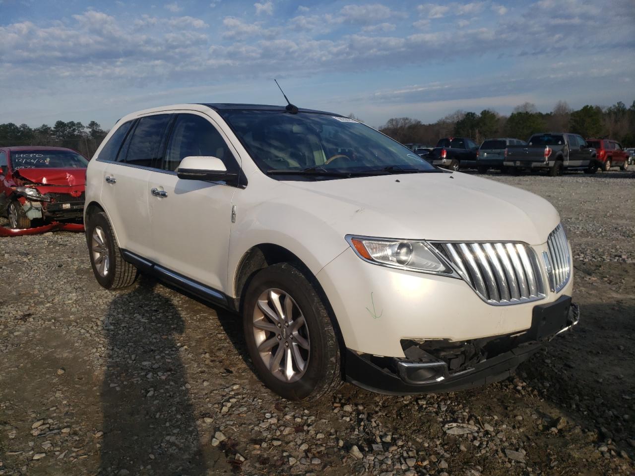 LINCOLN MKX 2012 with VIN 2LMDJ6JK0CBL09763 - Photo from auction