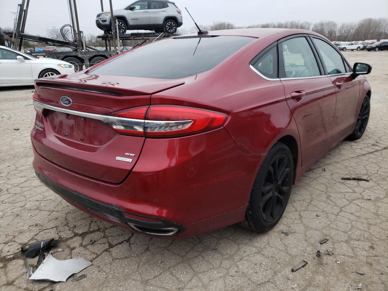 Photo 4 from auction – 2017 FORD FUSION SE with VIN 3FA6P0H99HR163322