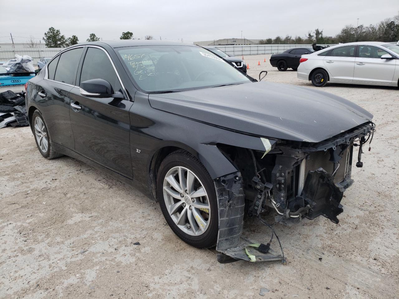 INFINITI Q50 BASE 2015 with VIN JN1BV7AP8FM342038 - Photo from auction