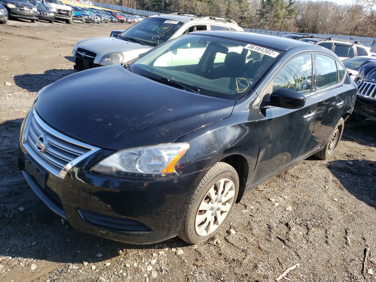 Photo 2 from auction – 2014 NISSAN SENTRA S with VIN 3N1AB7AP1EY216605