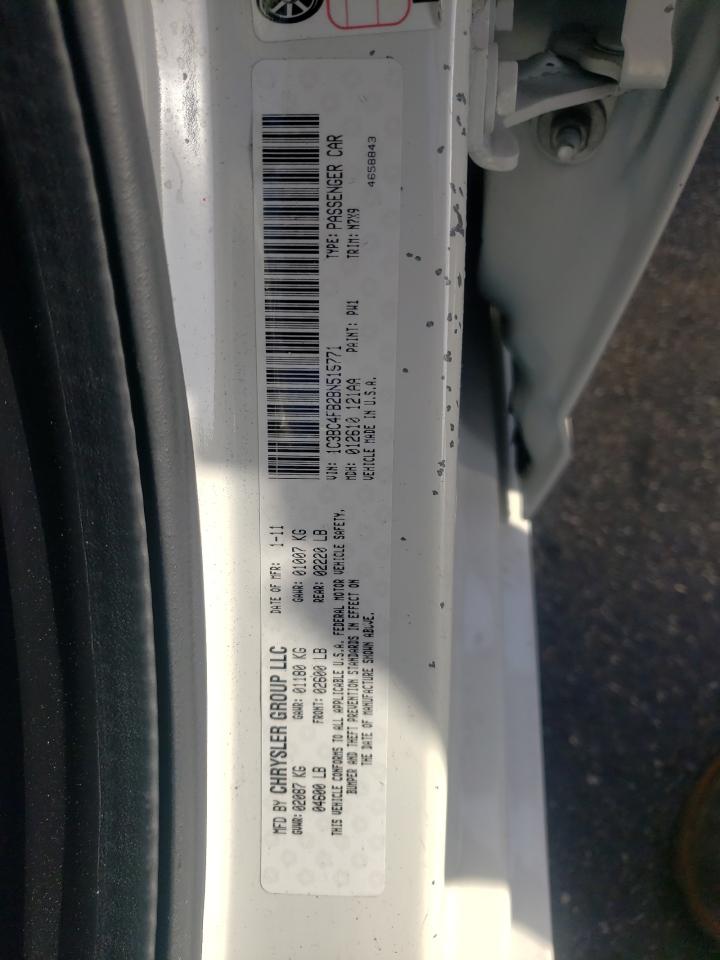 Photo 10 from auction – 2011 CHRYSLER 200 LX with VIN 1C3BC4FB2BN515771