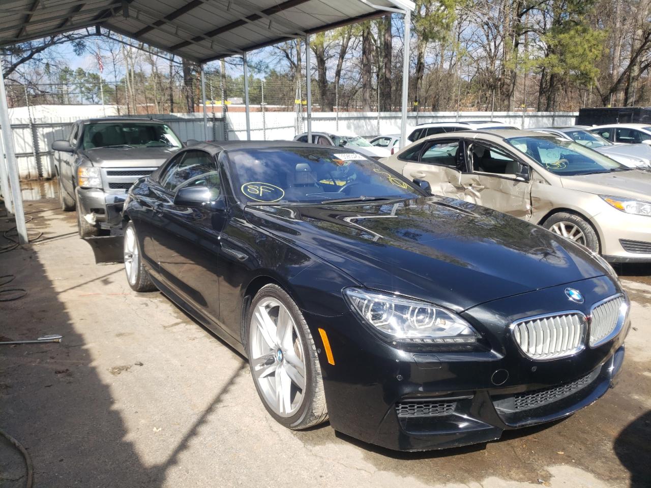 BMW 650 I 2014 with VIN WBAYP9C58ED169240 - Photo from auction
