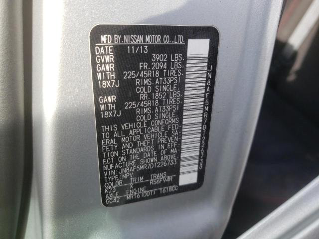 Photo 10 from auction – 2013 NISSAN JUKE S with VIN JN8AF5MR7DT226733