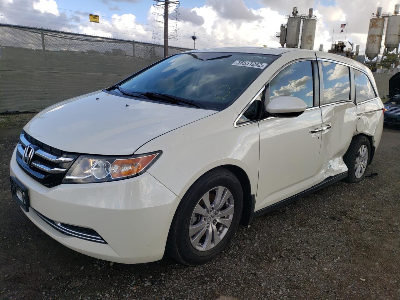 Photo 2 from auction – 2016 HONDA ODYSSEY EX with VIN 5FNRL5H63GB128474
