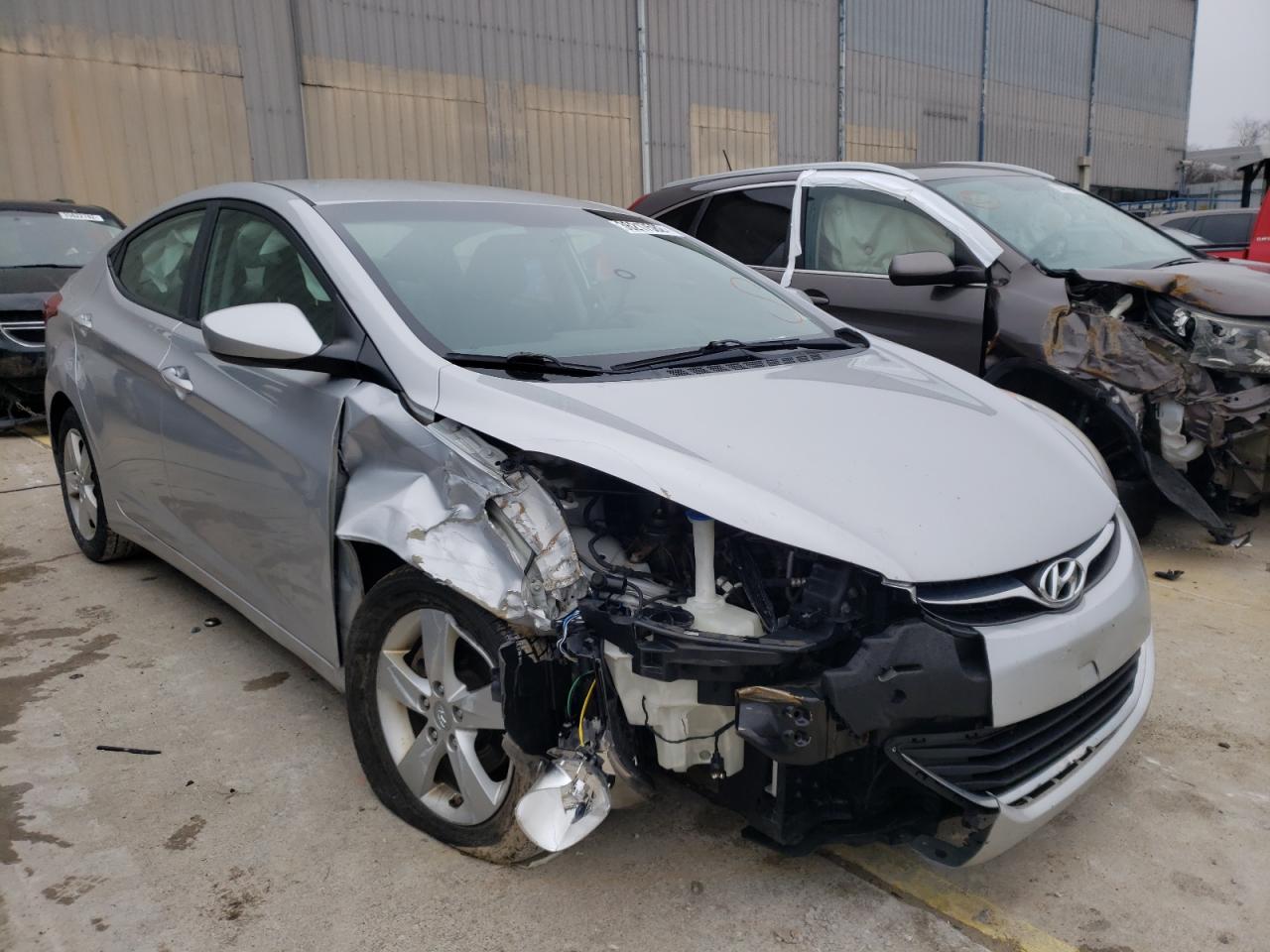 HYUNDAI ELANTRA GL 2012 with VIN KMHDH4AE7CU474337 - Photo from auction