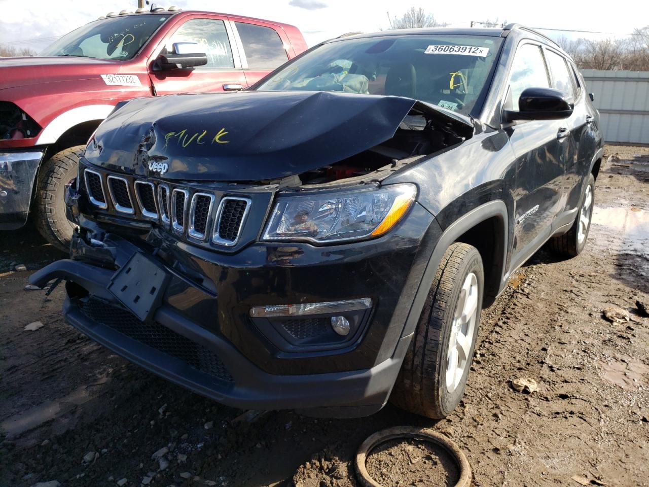 Photo 2 from auction – 2019 JEEP COMPASS LA with VIN 3C4NJDBB7KT834507