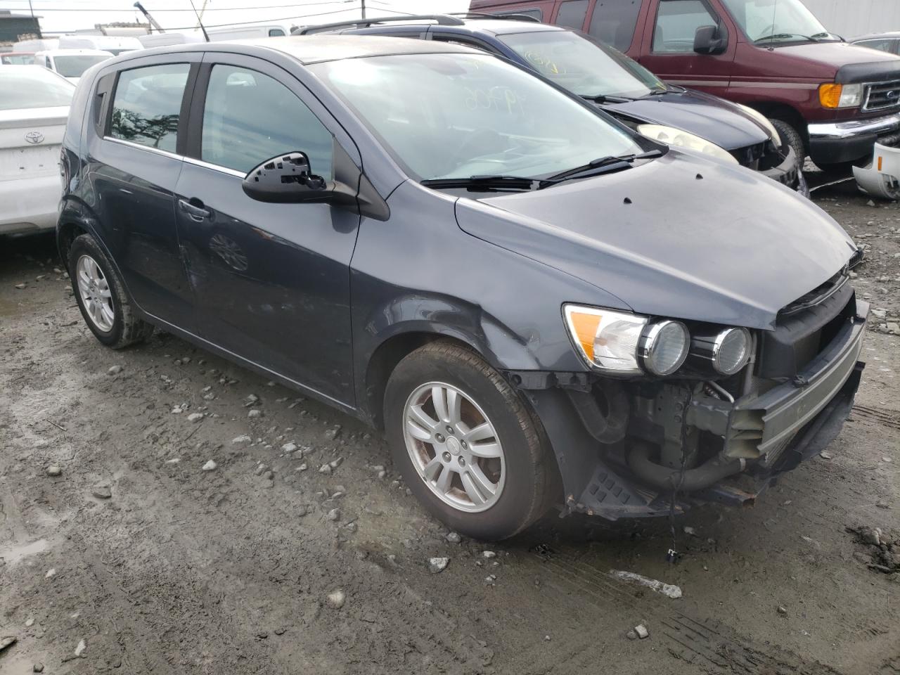 CHEVROLET SONIC LT 2013 with VIN 1G1JC6SB9D4102529 - Photo from auction