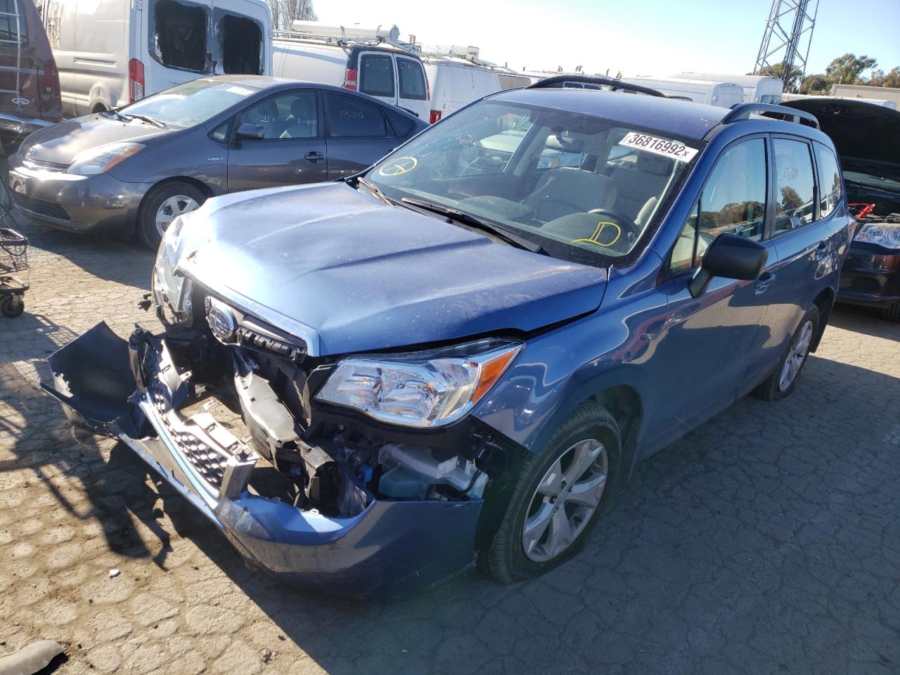 Photo 2 from auction – 2016 SUBARU FORESTER 2 with VIN JF2SJABC0GH455639