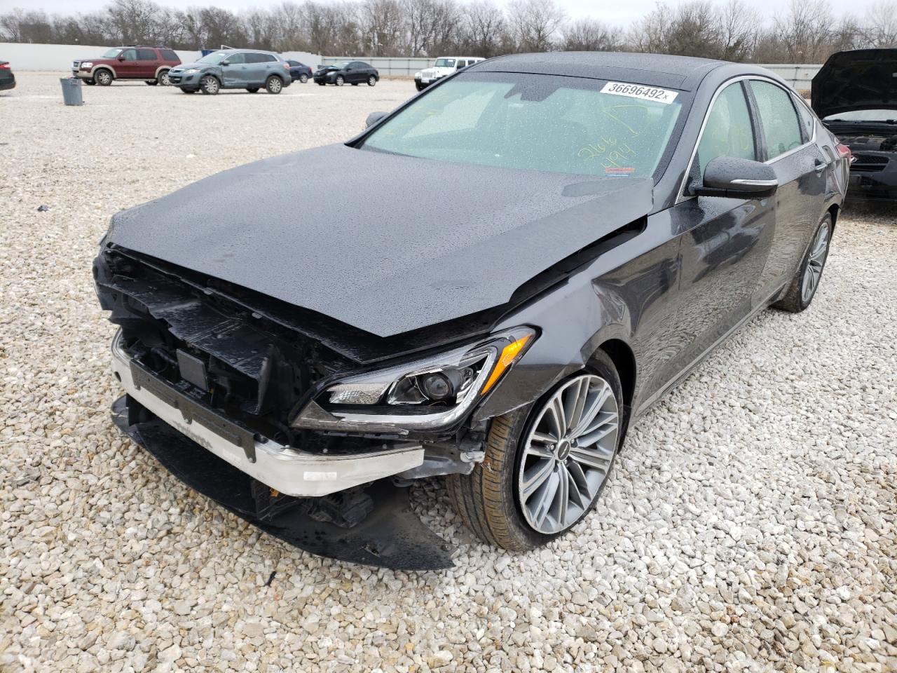 Photo 2 from auction – 2018 GENESIS G80 BASE with VIN KMHGN4JE9JU266494