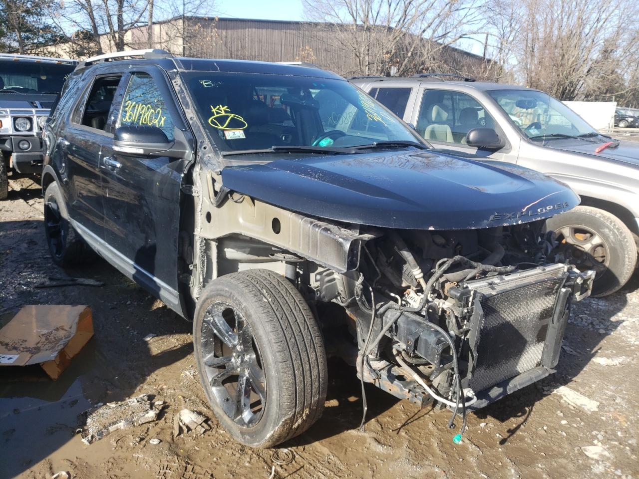 FORD EXPLORER X 2013 with VIN 1FM5K8D87DGB80746 - Photo from auction