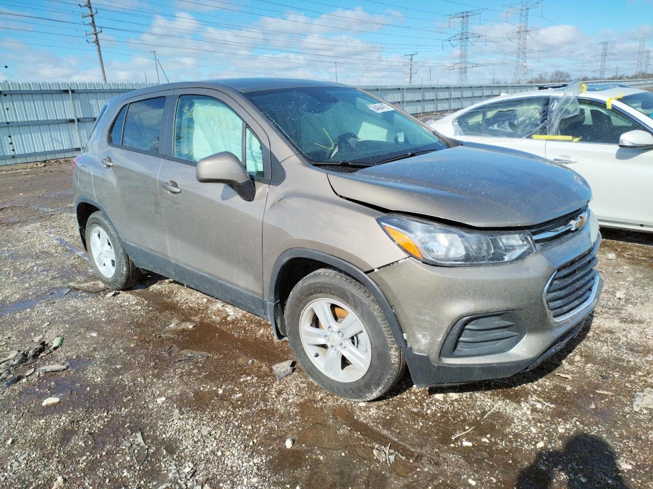 CHEVROLET TRAX LS 2020 with VIN KL7CJKSB9LB343707 - Photo from auction