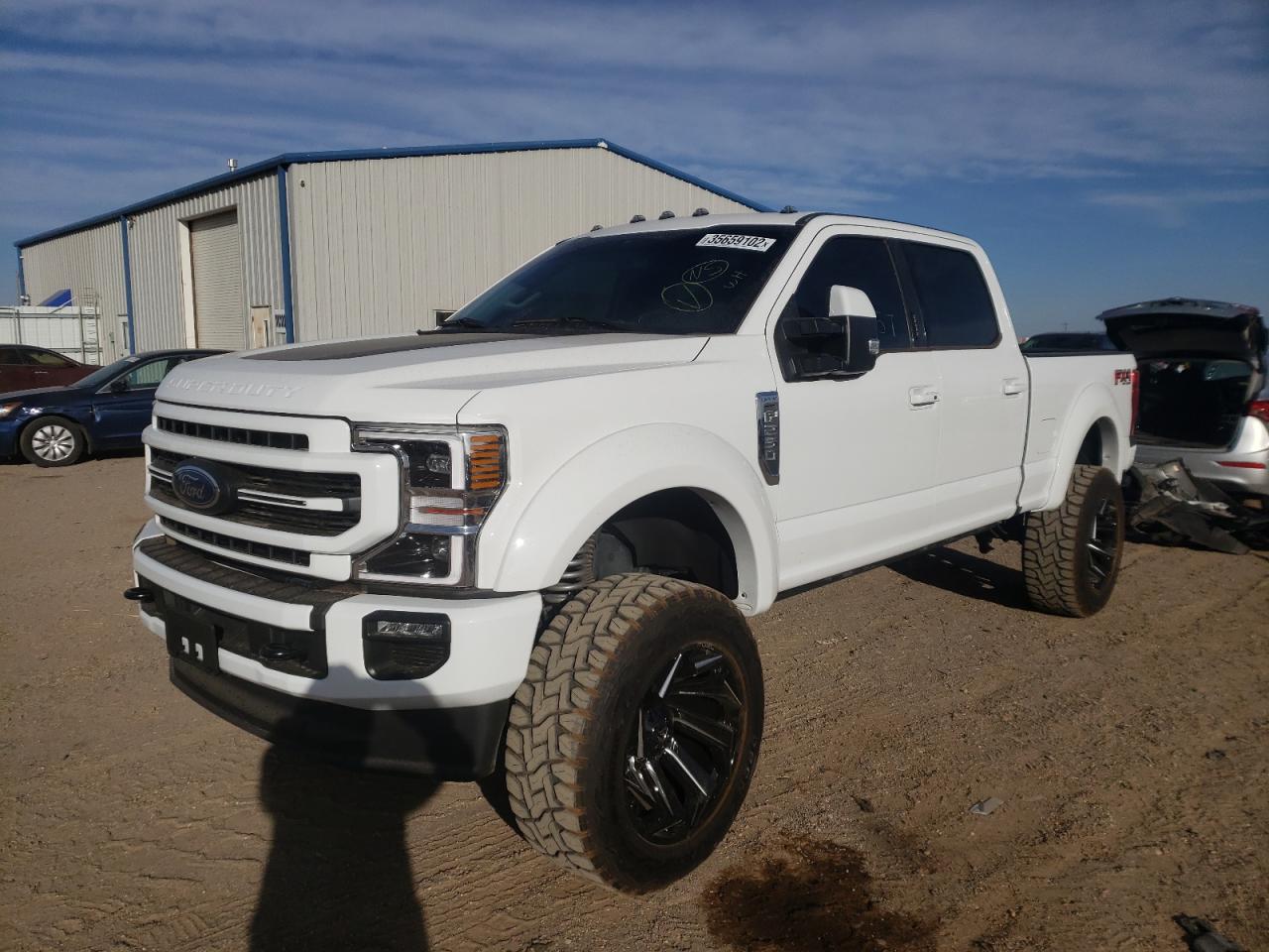 Photo 2 from auction – 2021 FORD F250 SUPER with VIN 1FT8W2BT9MEC83091