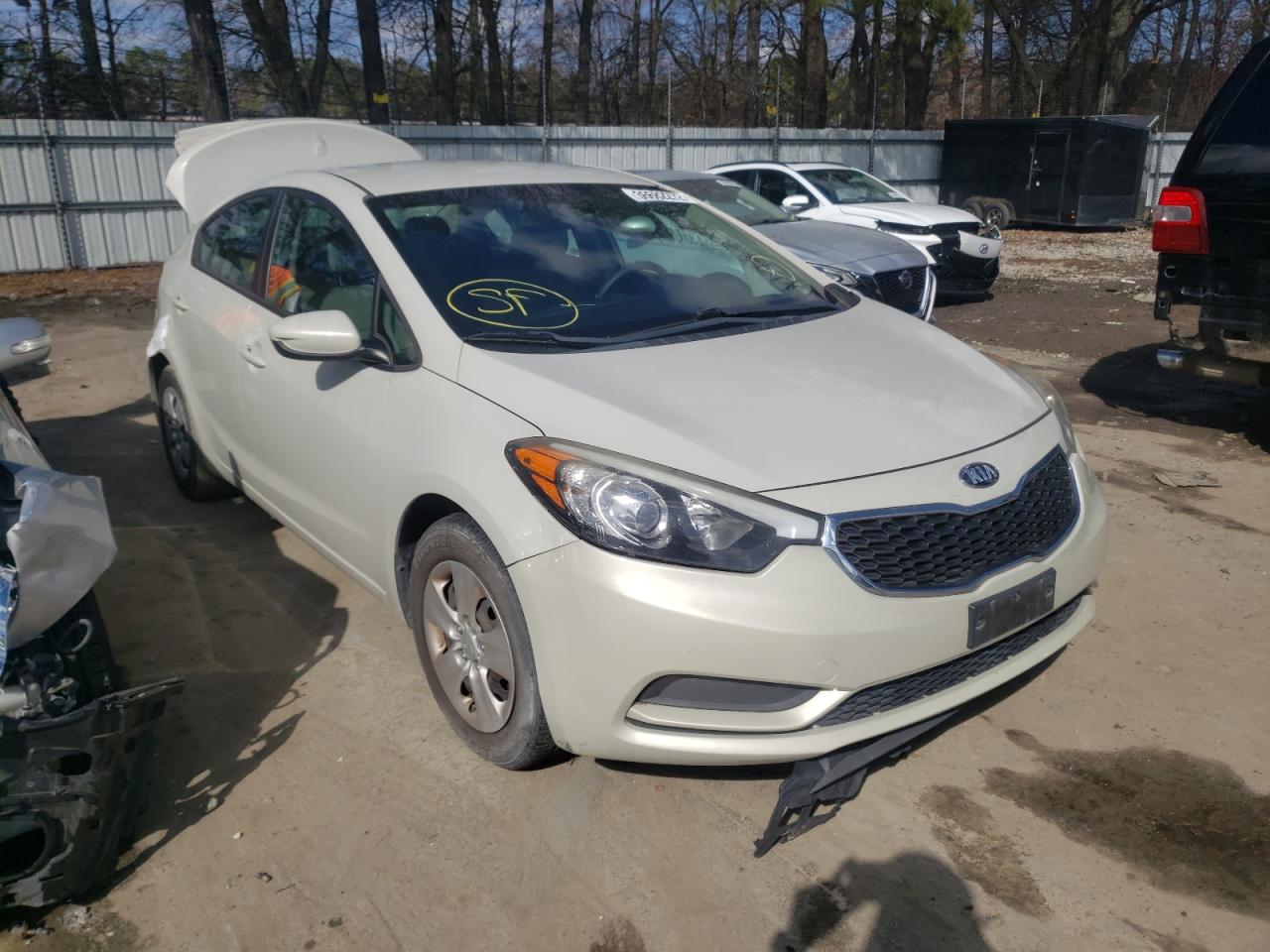 KIA FORTE LX 2014 with VIN KNAFK4A6XE5114240 - Photo from auction