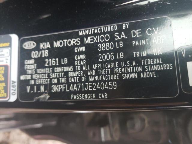 Photo 10 from auction – 2018 KIA FORTE LX with VIN 3KPFL4A71JE240459