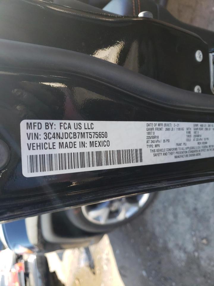 Photo 10 from auction – 2021 JEEP COMPASS LI with VIN 3C4NJDCB7MT575650