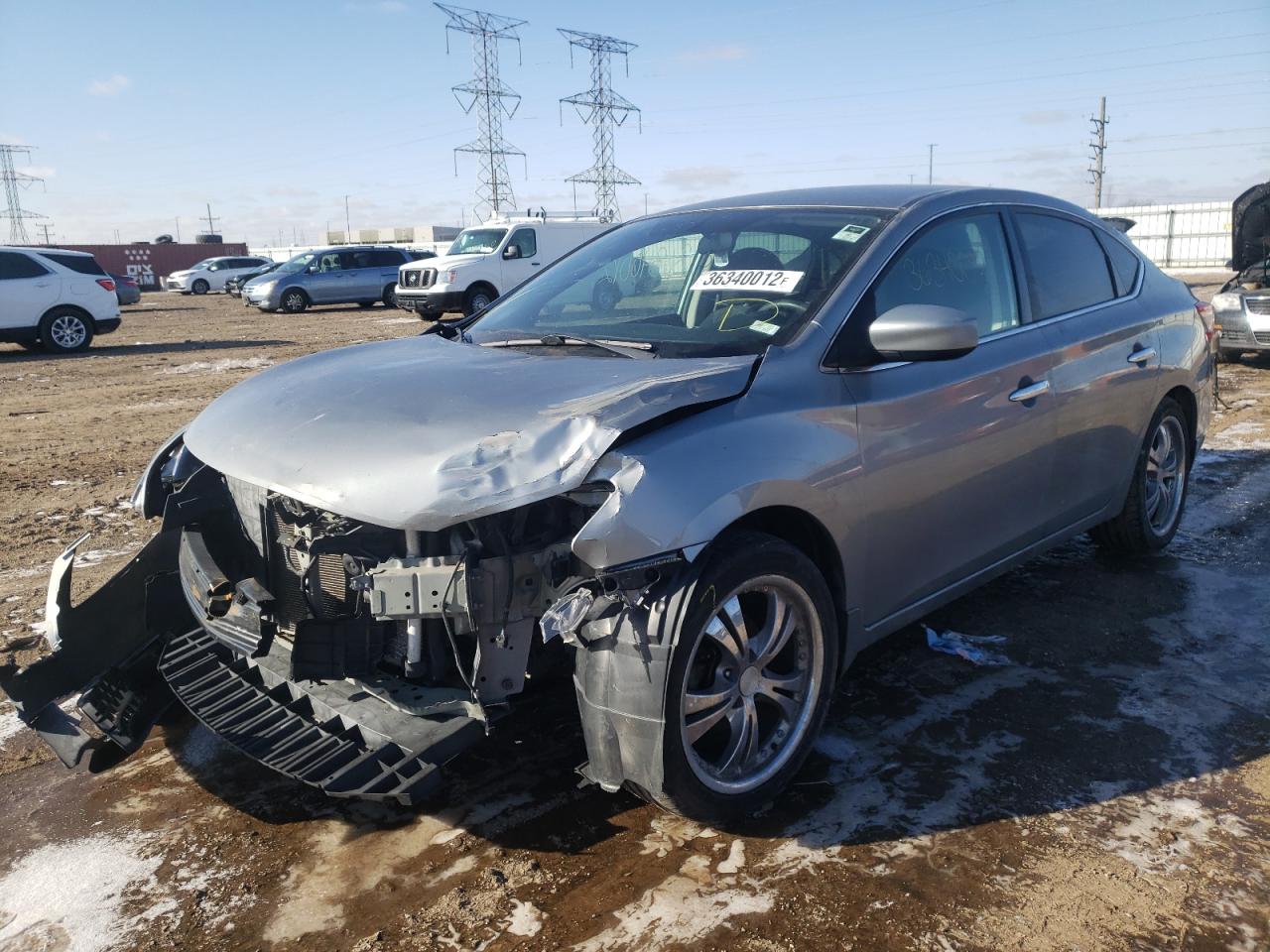 Photo 2 from auction – 2014 NISSAN SENTRA S with VIN 3N1AB7AP7EL676512