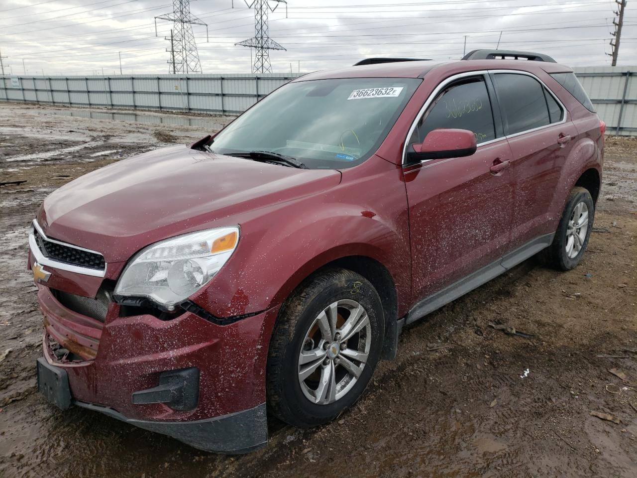 Photo 2 from auction – 2012 CHEVROLET EQUINOX LT with VIN 2GNALDEK9C6366832