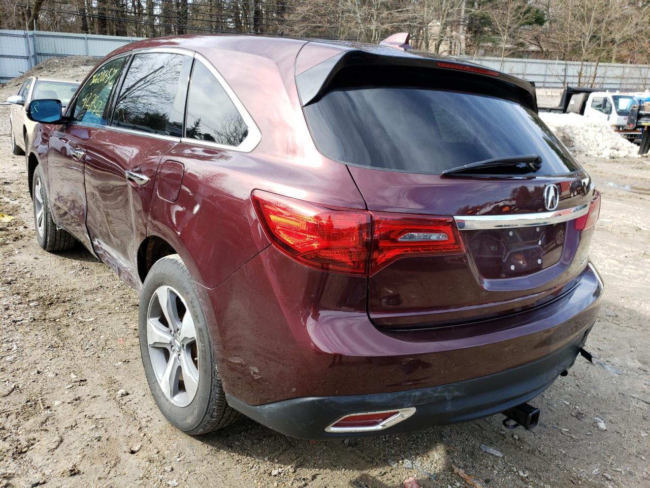 Photo 3 from auction – 2016 ACURA MDX with VIN 5FRYD4H21GB037377