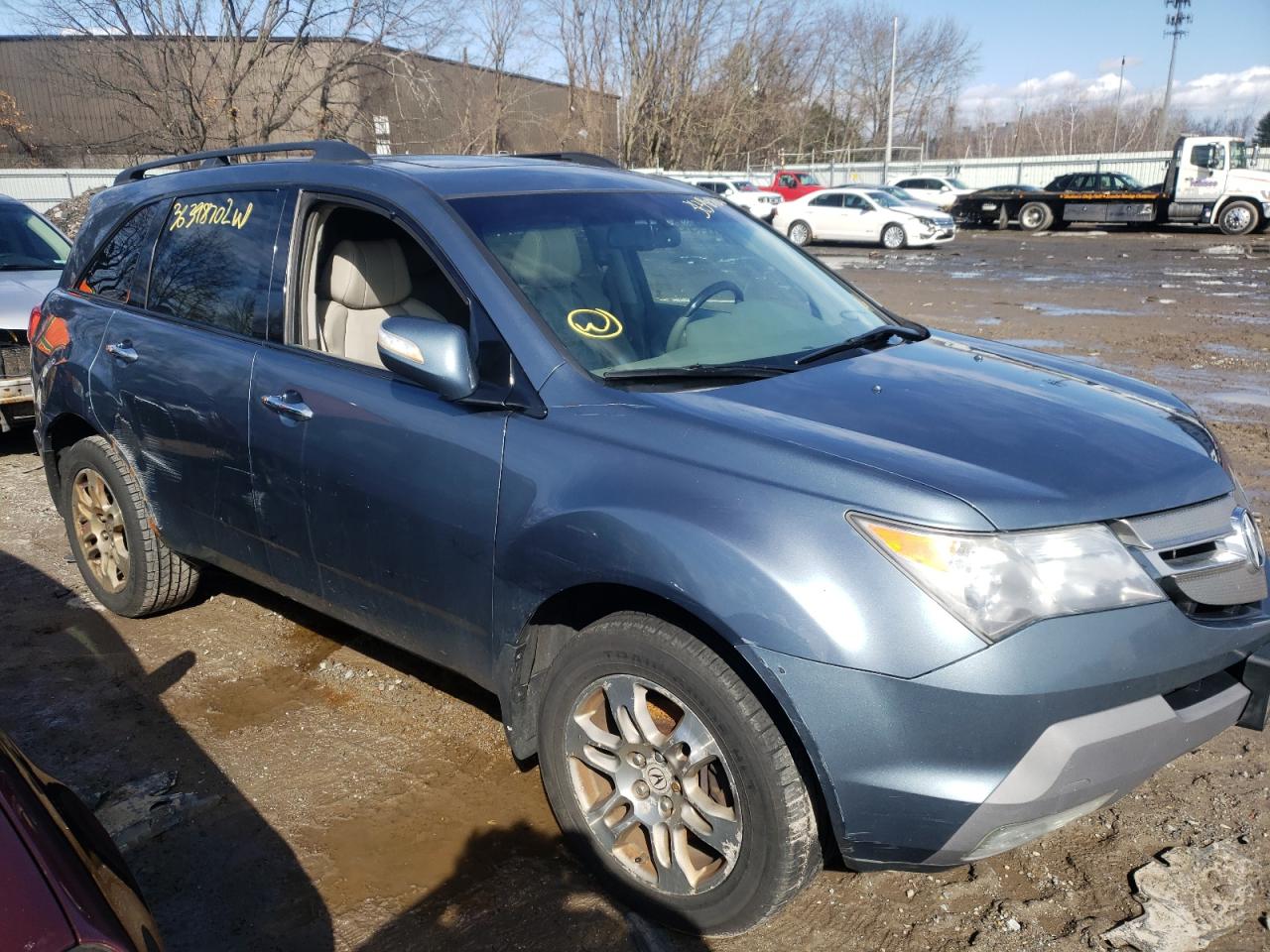 Photo 9 from auction – 2008 ACURA MDX TECHNO with VIN 2HNYD28378H505374