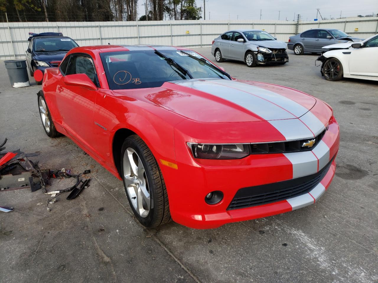 Photo 1 from auction – 2014 CHEVROLET CAMARO LT with VIN 2G1FC1E34E9283938