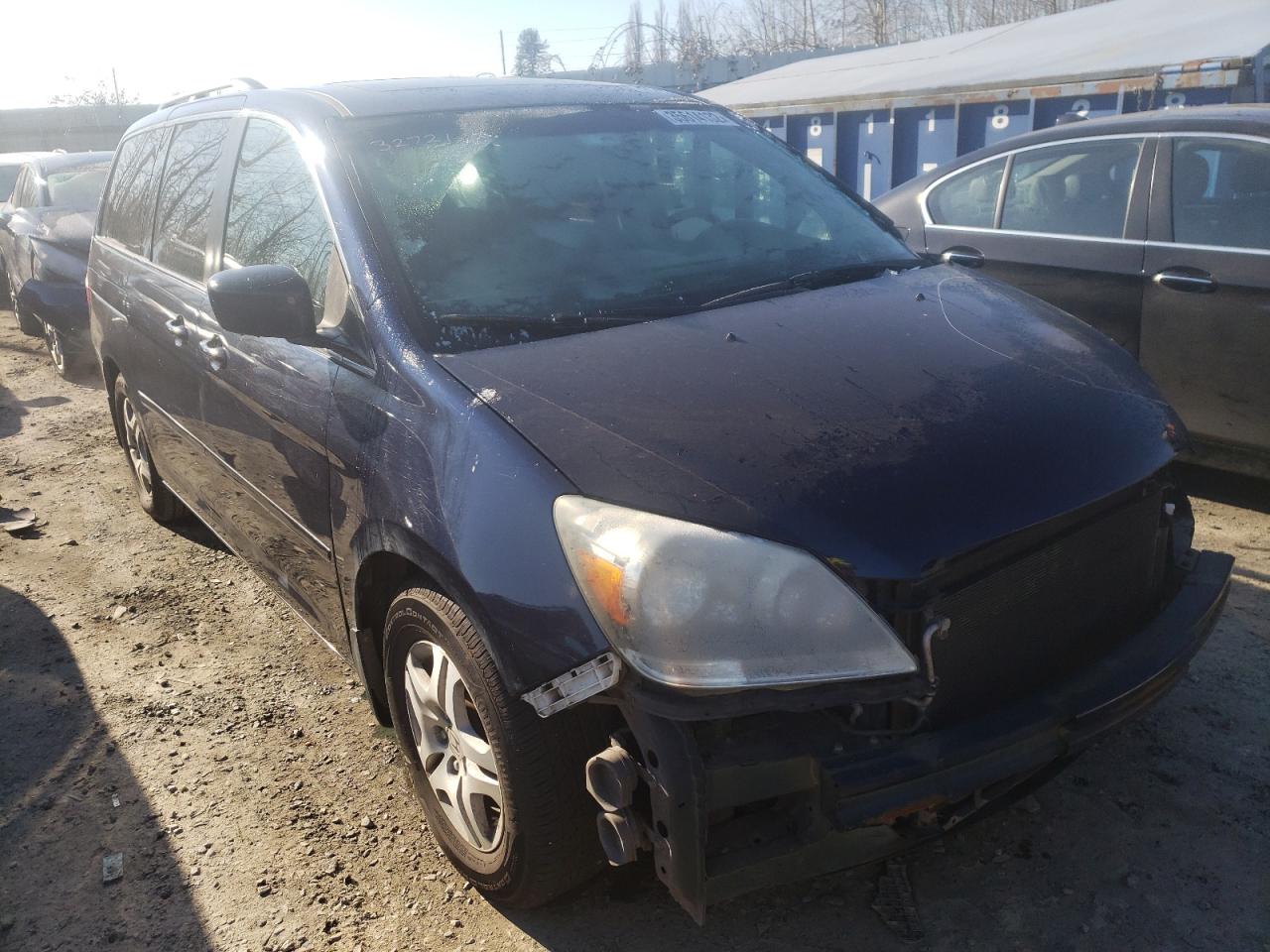 HONDA ODYSSEY EX 2007 with VIN 5FNRL38767B104604 - Photo from auction